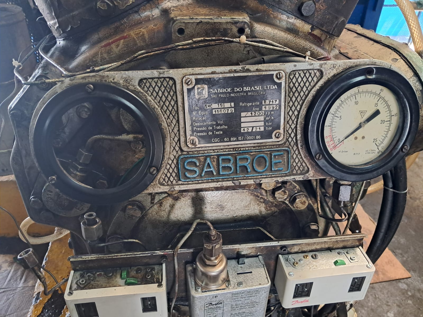 A importância da instrumentação de segurança do compressor em bom estado de conservação